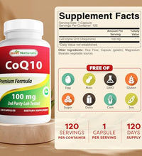 cápsulas de CoQ10 para energía
