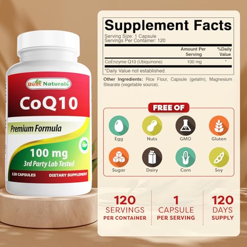 cápsulas de CoQ10 para energía