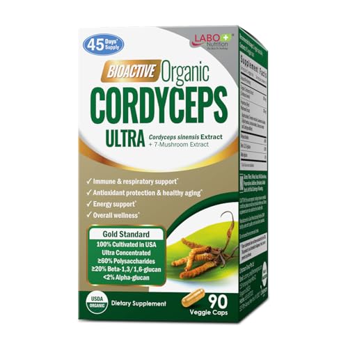 Cápsulas de Cordyceps LABO Nutrition