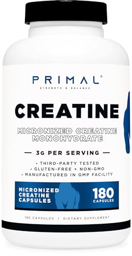 Cápsulas de Creatina Primal
