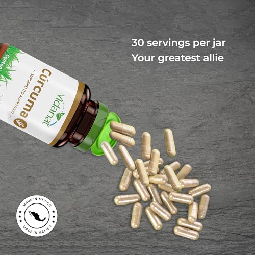Cápsulas de curcumina para salud integral