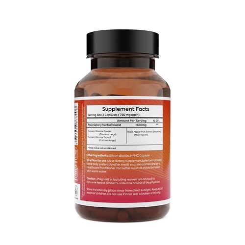 cápsulas de curcumina para salud