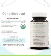 Cápsulas de diente de león 500 mg