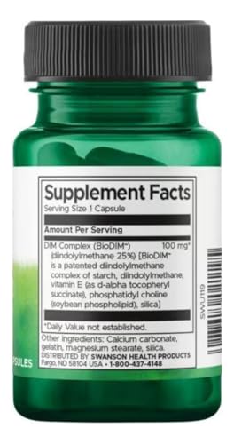 Cápsulas de diindolilmetano para salud