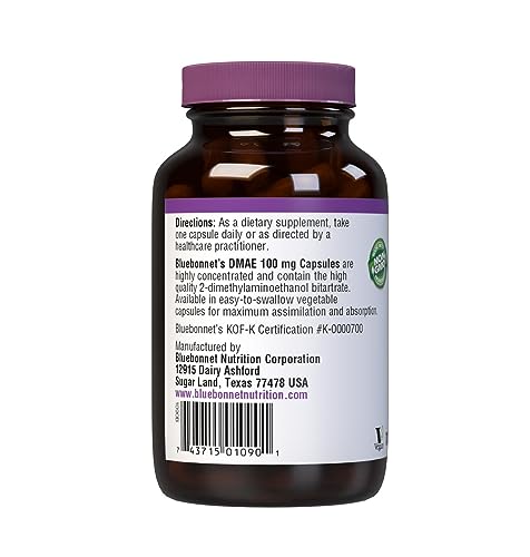 cápsulas de DMAE antioxidantes naturales