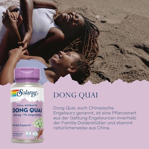 cápsulas de dong quai para la salud femenina