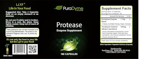 cápsulas de enzimas PuraDyme para bienestar
