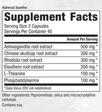 Cápsulas de Equilife Adrenal Soothe