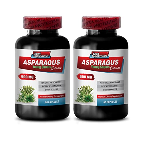 cápsulas de espárragos jóvenes antioxidantes