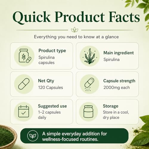 cápsulas de espirulina para hombres activos