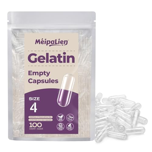cápsulas de gelatina tamaño 4