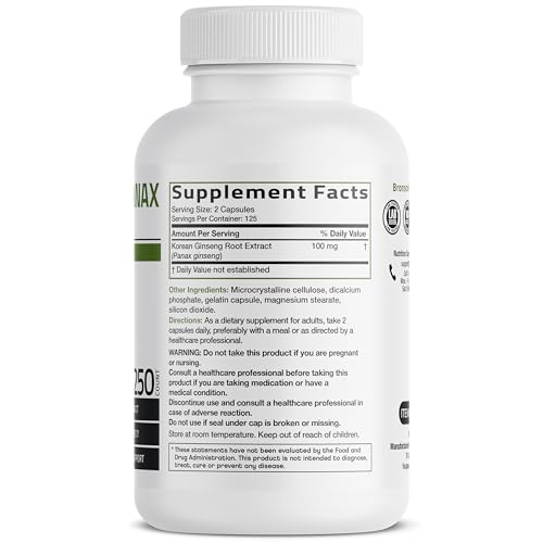 cápsulas de ginseng para resistencia física