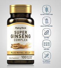 cápsulas de ginseng sin OGM