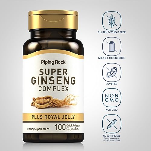 cápsulas de ginseng sin OGM
