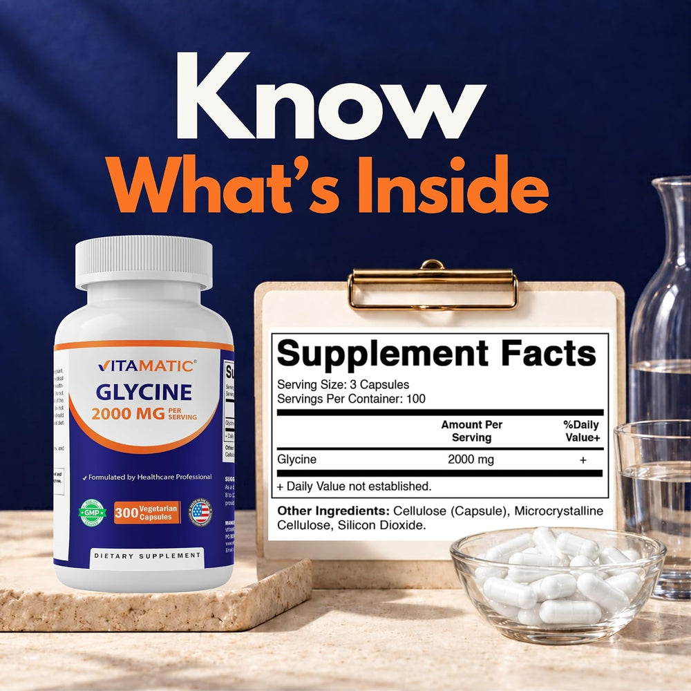 Cápsulas de Glicina Vitamatic
