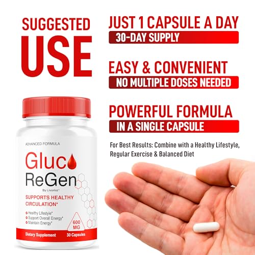 cápsulas de GlucoRegen para energía