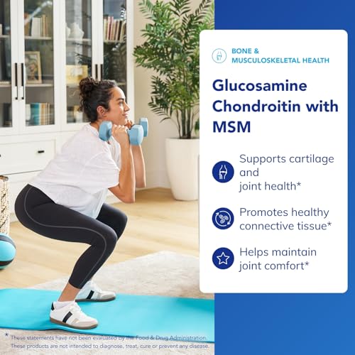 cápsulas de glucosamina con MSM para movilidad