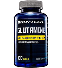 cápsulas de glutamina para recuperación muscular