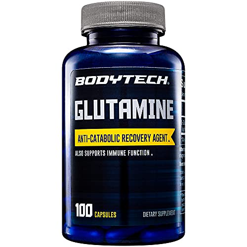 cápsulas de glutamina para recuperación muscular