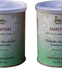 Cápsulas de Haritaki orgánico para salud