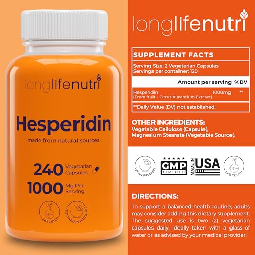 Cápsulas de Hesperidina para presión arterial