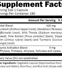 cápsulas de hígado para detoxificación