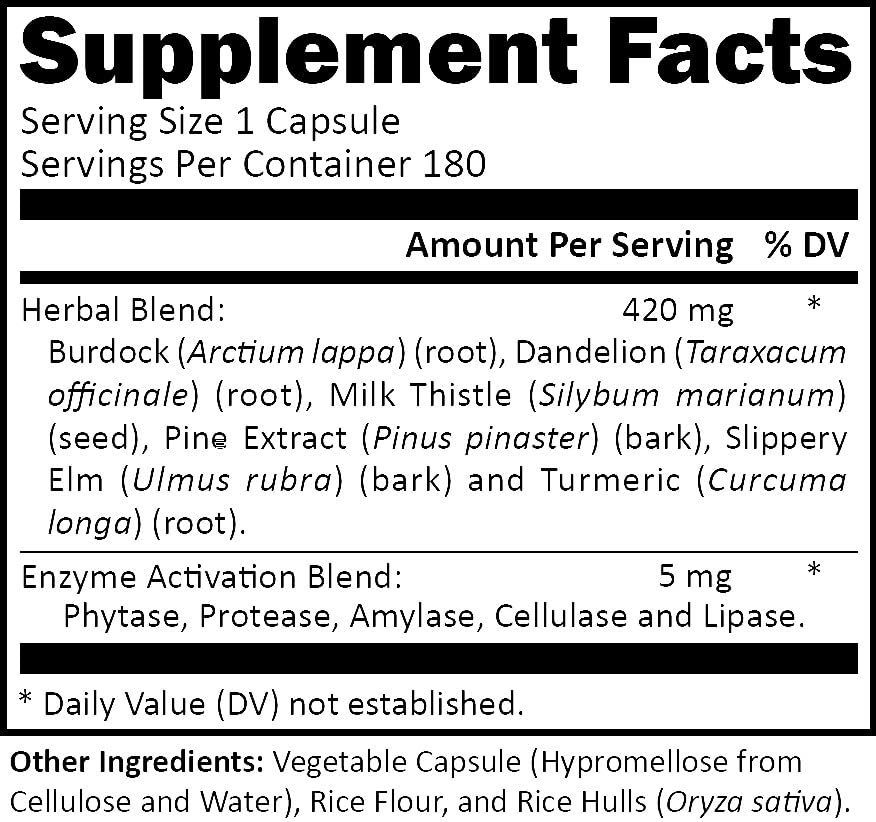 cápsulas de hígado para detoxificación
