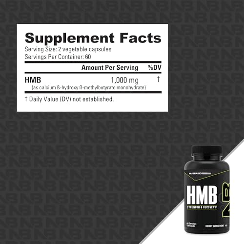 cápsulas de HMB NutraBio para mejorar rendimiento