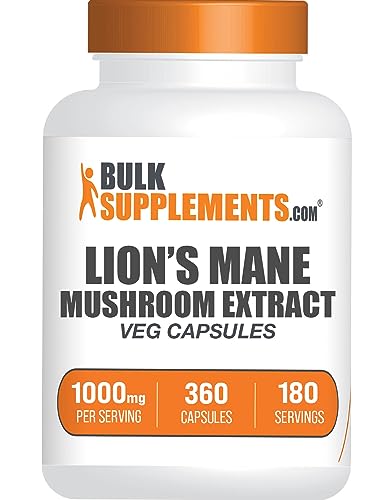 Cápsulas de hongo Lion's Mane veganas