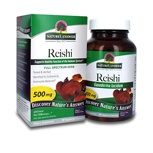 cápsulas de hongo reishi naturales