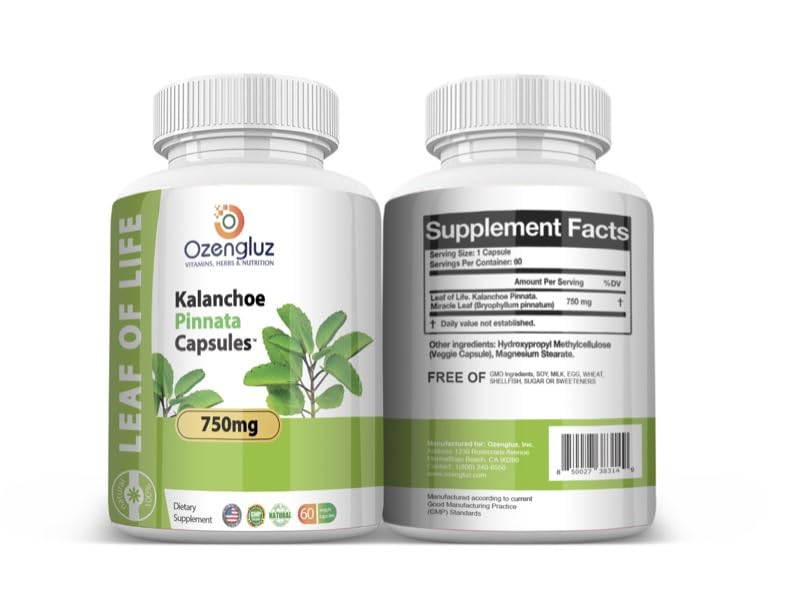 Cápsulas de Kalanchoe para energía