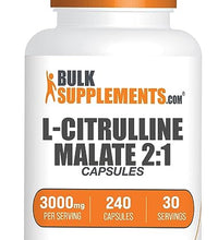 Cápsulas de L-Citrulina Malato para energía
