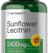 Cápsulas de lecitina de girasol natural