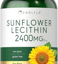 Cápsulas de lecitina de girasol saludables