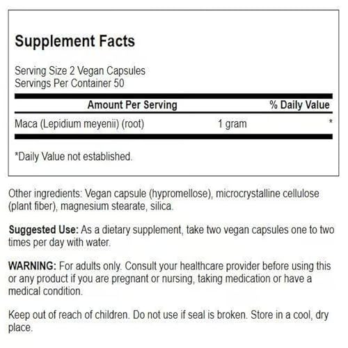 cápsulas de maca para energía