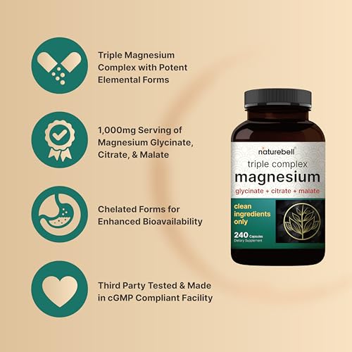 Cápsulas de magnesio para relajación