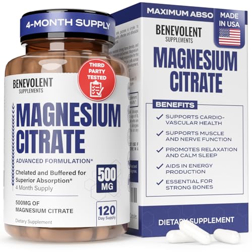 cápsulas de magnesio premium alta absorción