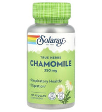 cápsulas de manzanilla Solaray para relajación