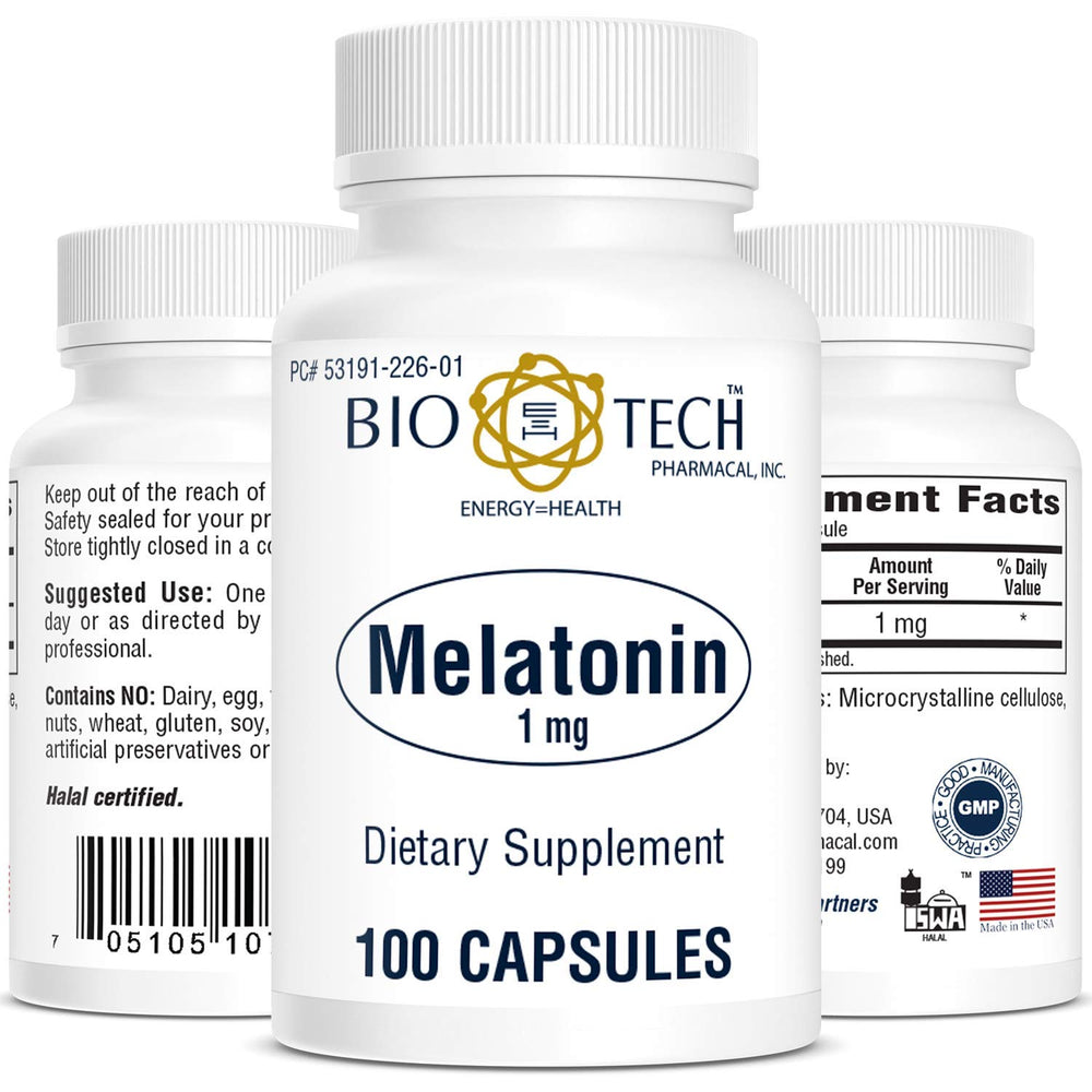 Cápsulas de Melatonina Bio-Tech Pharmacal