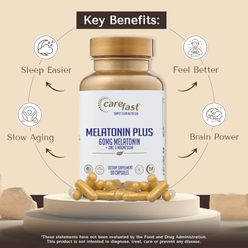 cápsulas de melatonina para descanso