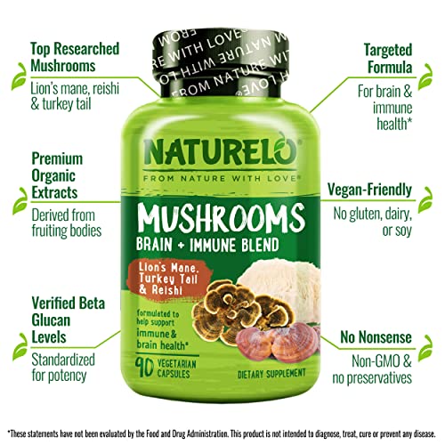 cápsulas de melena de león y reishi