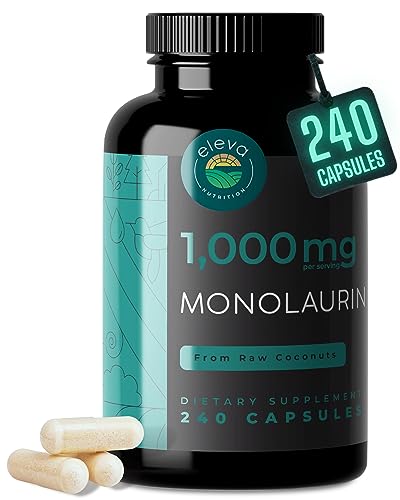 Cápsulas de Monolaurina veganas