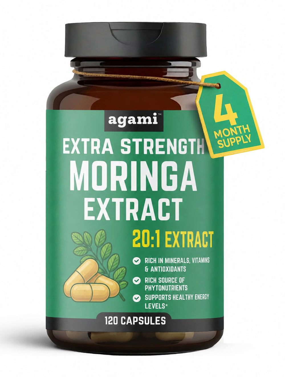 Cápsulas de Moringa Agami