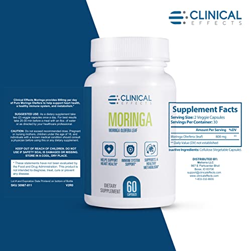 cápsulas de moringa para apoyo inmunológico