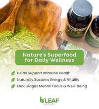 Cápsulas de moringa para el bienestar