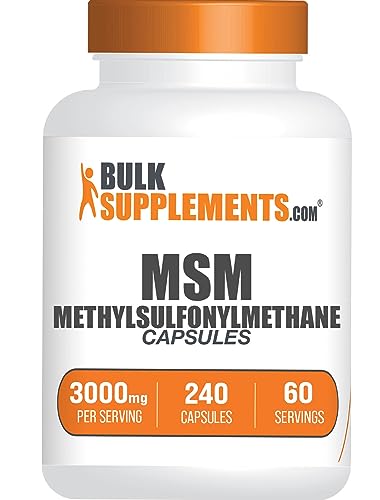 cápsulas de MSM para articulaciones