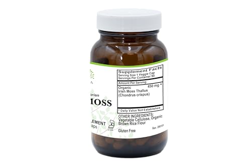 Cápsulas de musgo marino irlandés que desintoxican