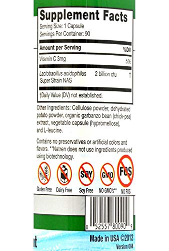 Cápsulas de Natren para salud digestiva