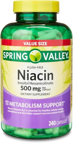 cápsulas de niacina 500mg sin enrojecimiento