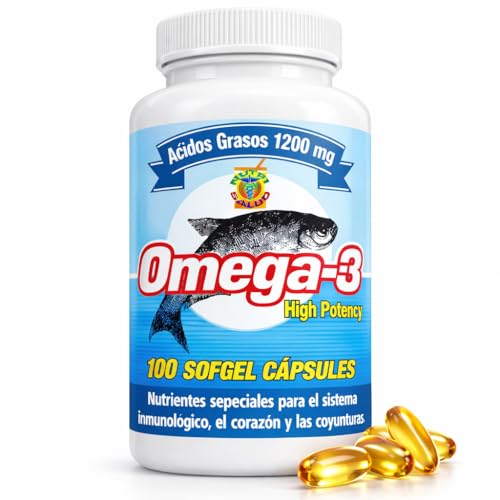 cápsulas de omega 3 alta potencia Nutrisalud